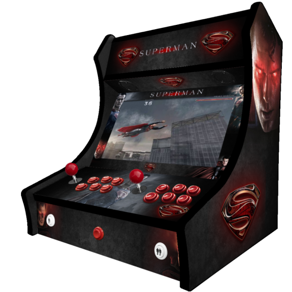 2 Player Bartop Arcade Machine -  Superman